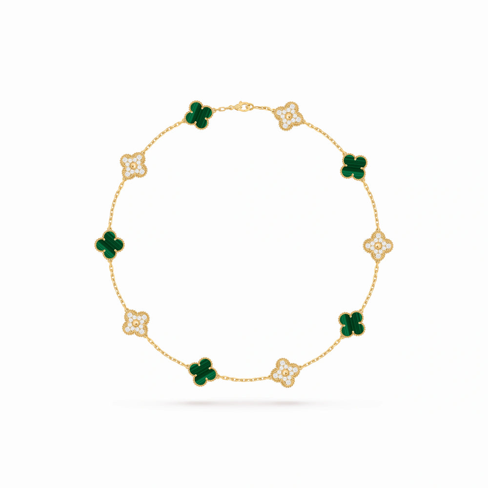 Vintage Alhambra 10 Motif Duo Bracelet