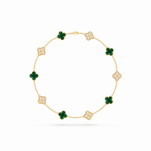 Vintage Alhambra 10 Motif Duo Bracelet