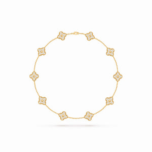 Vintage Alhambra 10 Motif Radiance Necklace