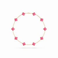 Vintage Alhambra 10 Motif Station Necklace
