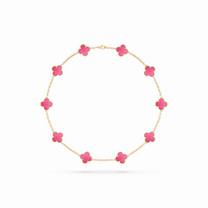 Vintage Alhambra 10 Motif Station Necklace