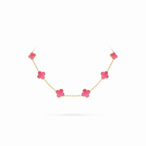 Vintage Alhambra 10 Motif Station Necklace
