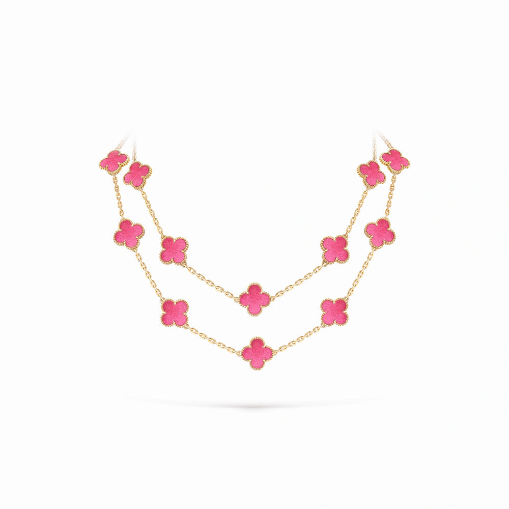 Vintage Alhambra 20 Motif Eternelle Necklace