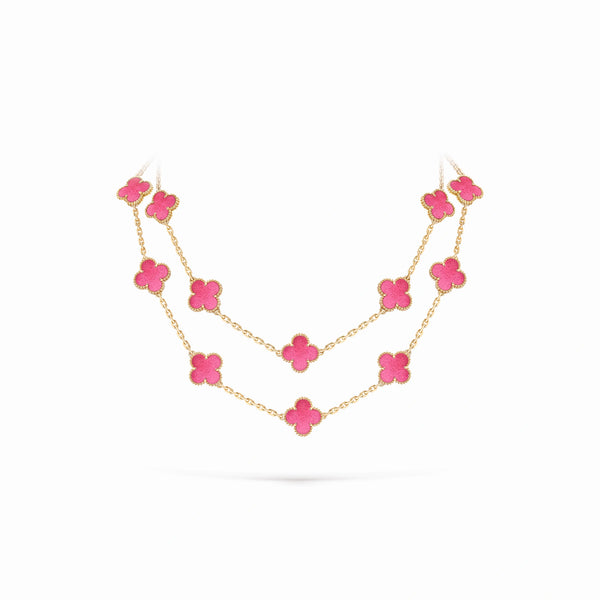 Vintage Alhambra 20 Motif Eternelle Necklace