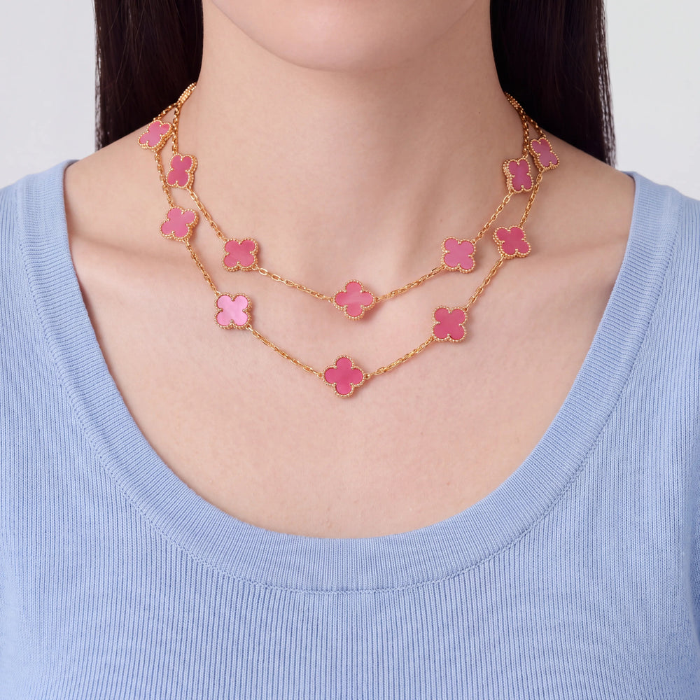Vintage Alhambra 20 Motif Eternelle Necklace