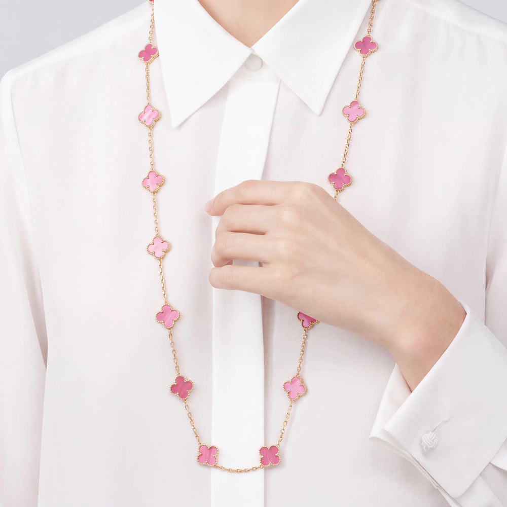 Vintage Alhambra 20 Motif Eternelle Necklace