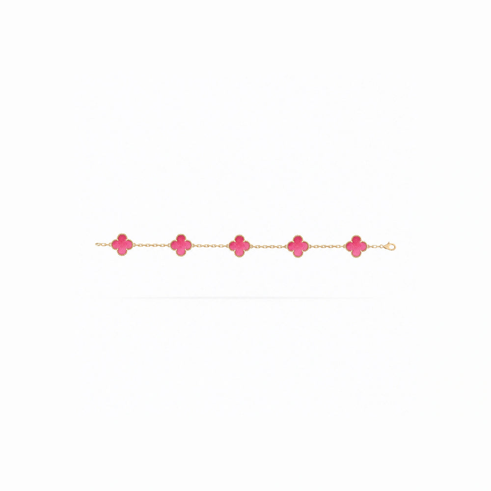 Vintage Alhambra 5 Motif Bracelet