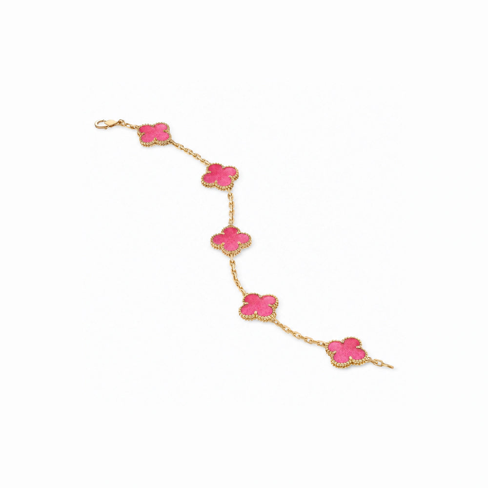 Vintage Alhambra 5 Motif Bracelet