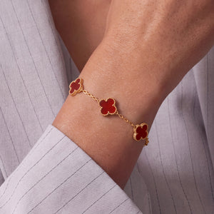 Vintage Alhambra 5 Motif Classic Bracelet