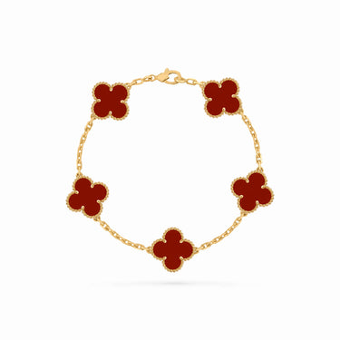 Vintage Alhambra 5 Motif Classic Bracelet