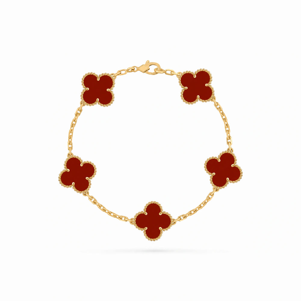 Vintage Alhambra 5 Motif Classic Bracelet
