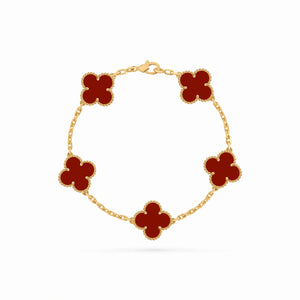 Vintage Alhambra 5 Motif Classic Bracelet