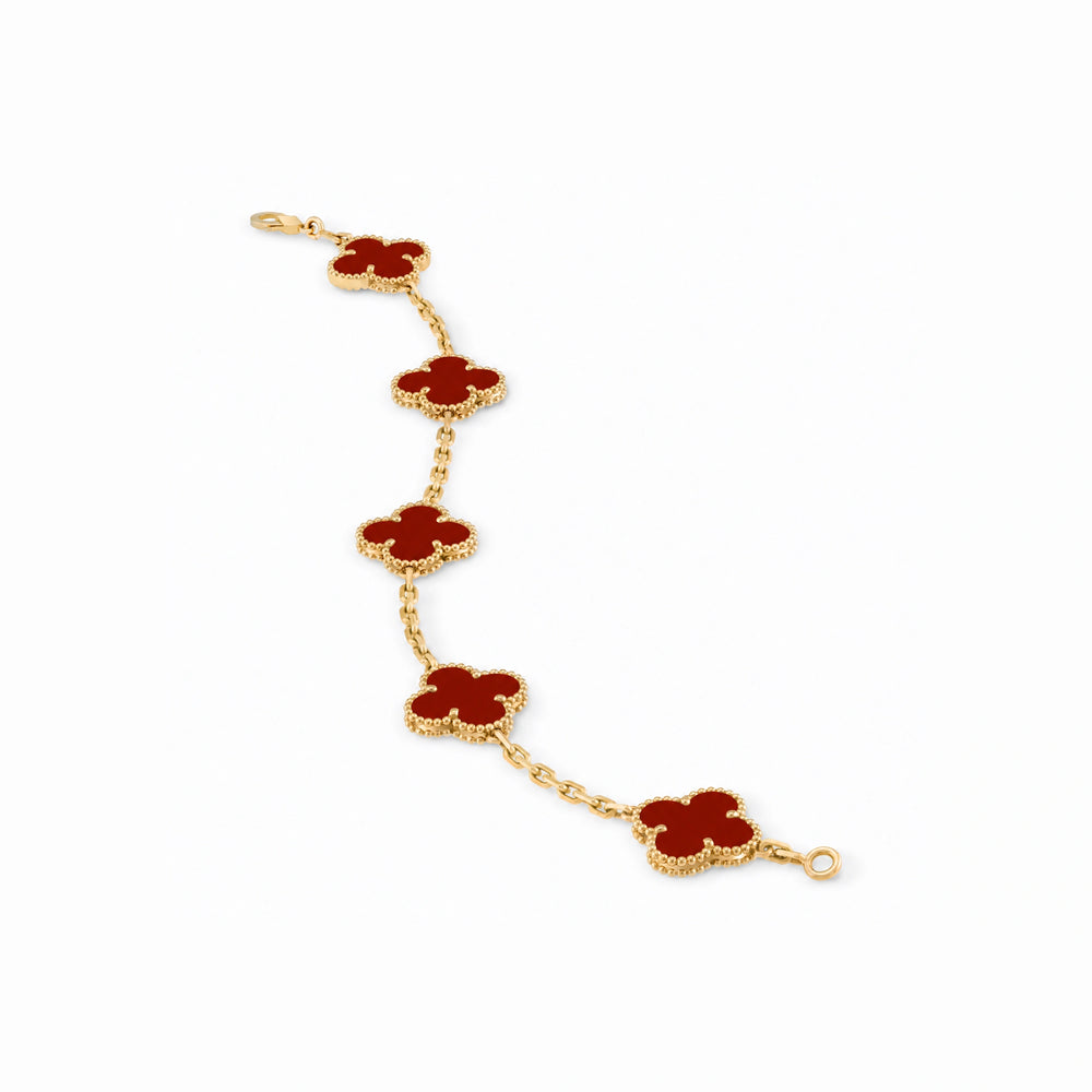 Vintage Alhambra 5 Motif Classic Bracelet