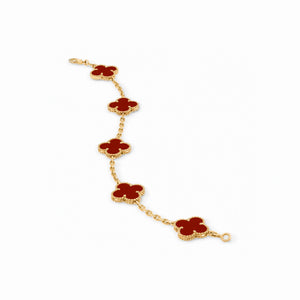 Vintage Alhambra 5 Motif Classic Bracelet