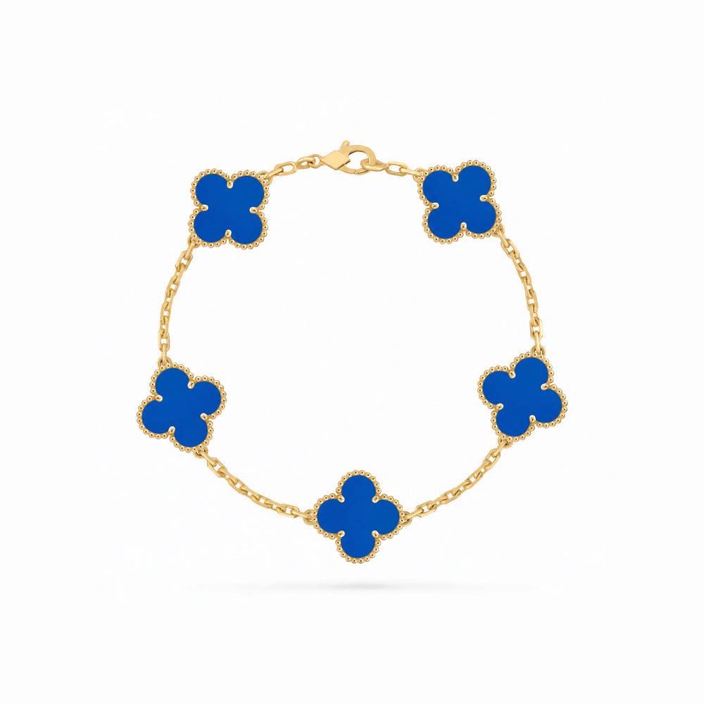 Vintage Alhambra 5 Motif Classic Bracelet