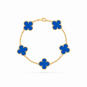 Vintage Alhambra 5 Motif Classic Bracelet