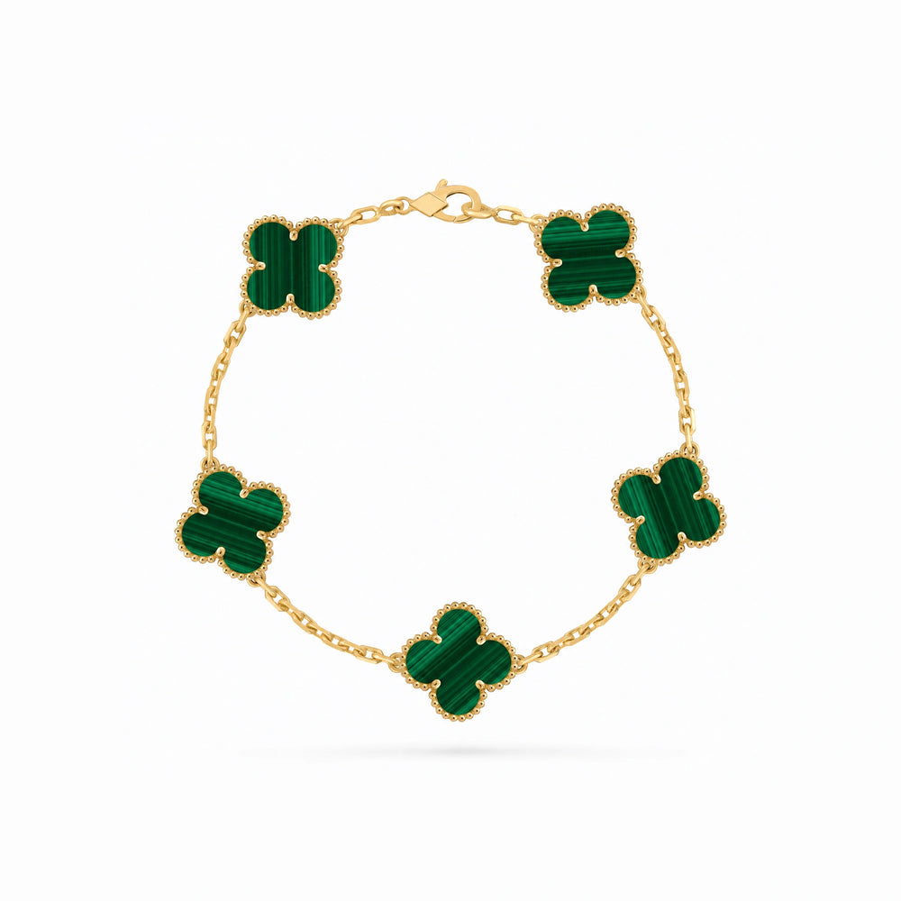 Vintage Alhambra 5 Motif Classic Bracelet