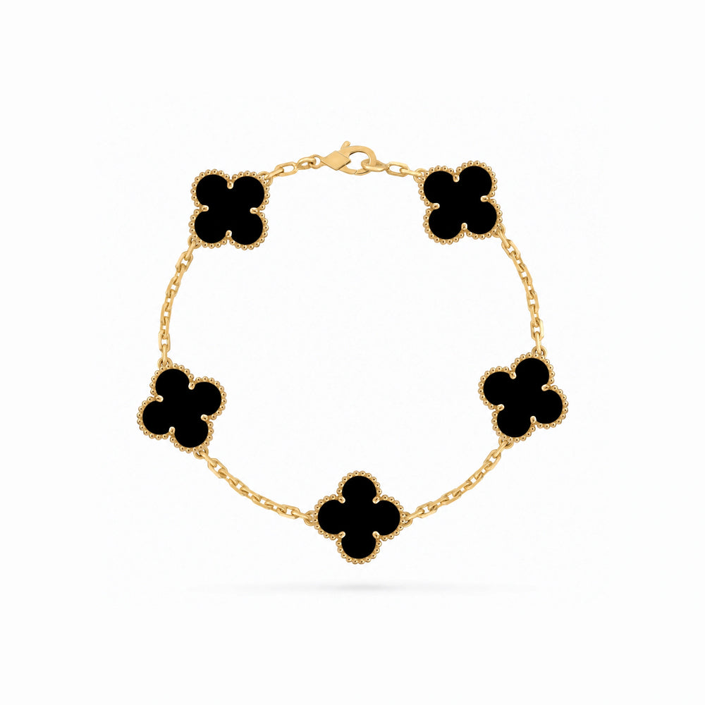 Vintage Alhambra 5 Motif Classic Bracelet