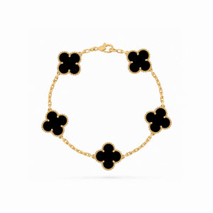 Vintage Alhambra 5 Motif Classic Bracelet