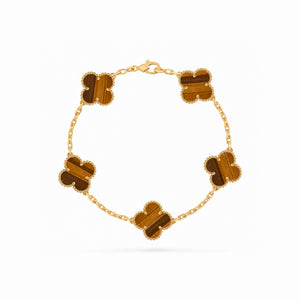 Vintage Alhambra 5 Motif Classic Bracelet