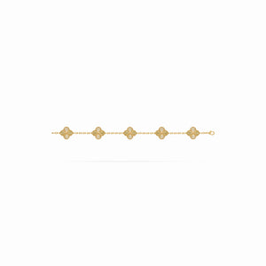 Vintage Alhambra 5 Motif Guilloche Bracelet