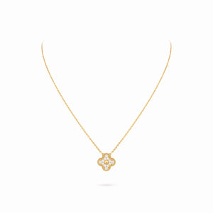 Vintage Alhambra Brillante Pendant Necklace