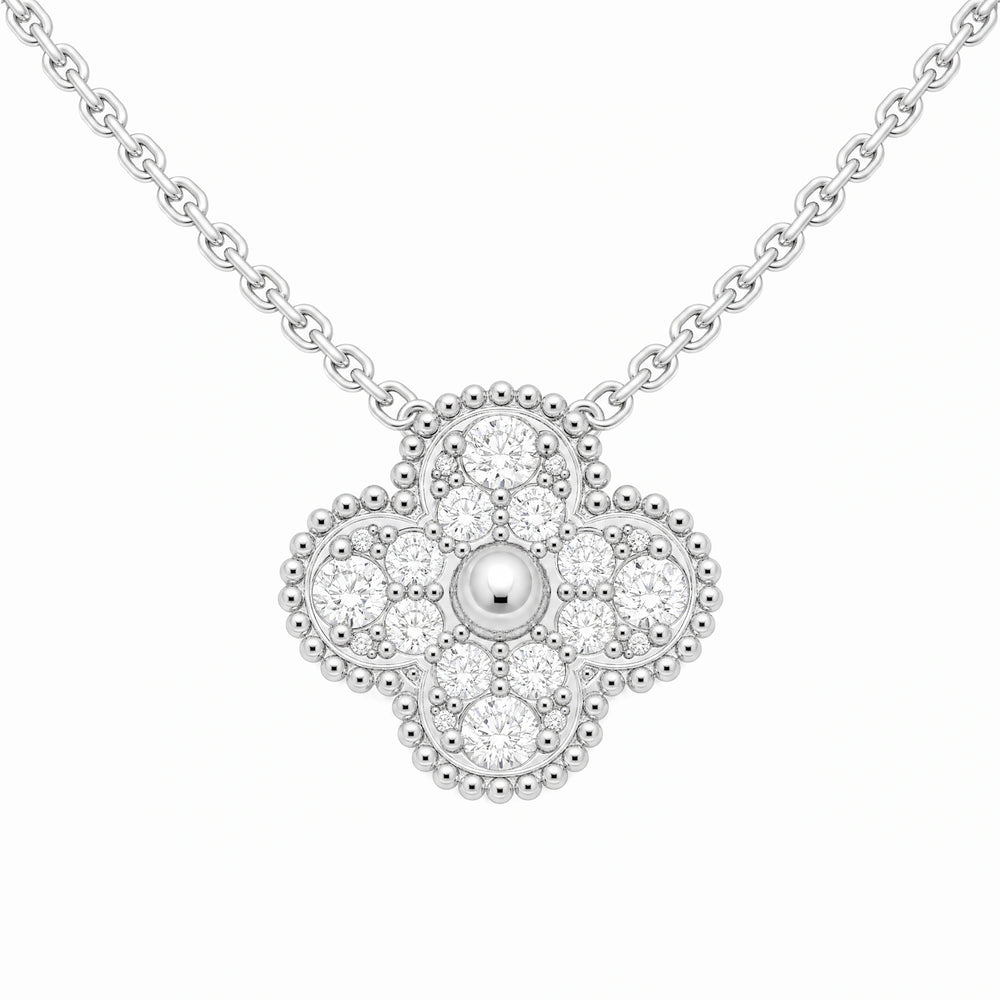 Vintage Alhambra Brillante Pendant Necklace