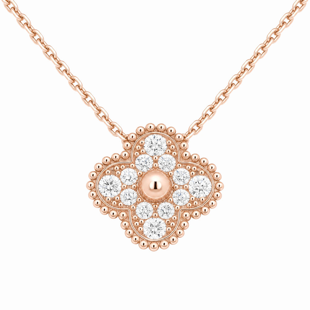 Vintage Alhambra Brillante Pendant Necklace