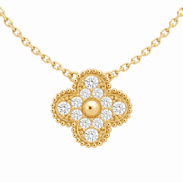 Vintage Alhambra Brillante Pendant Necklace