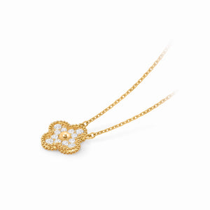 Vintage Alhambra Brillante Pendant Necklace