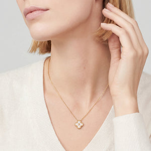 Vintage Alhambra Brillante Pendant Necklace