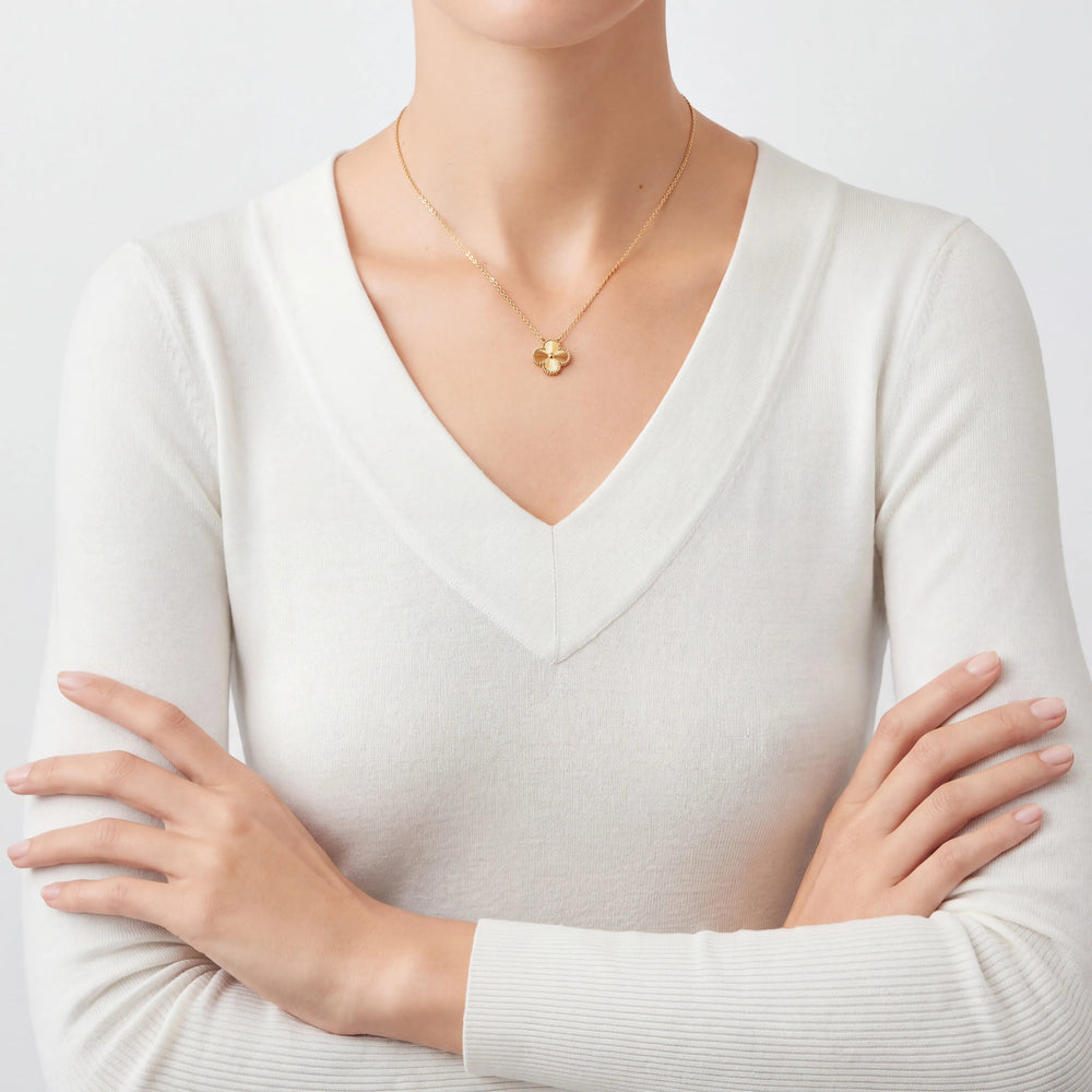Vintage Alhambra Soleil Pendant Necklace