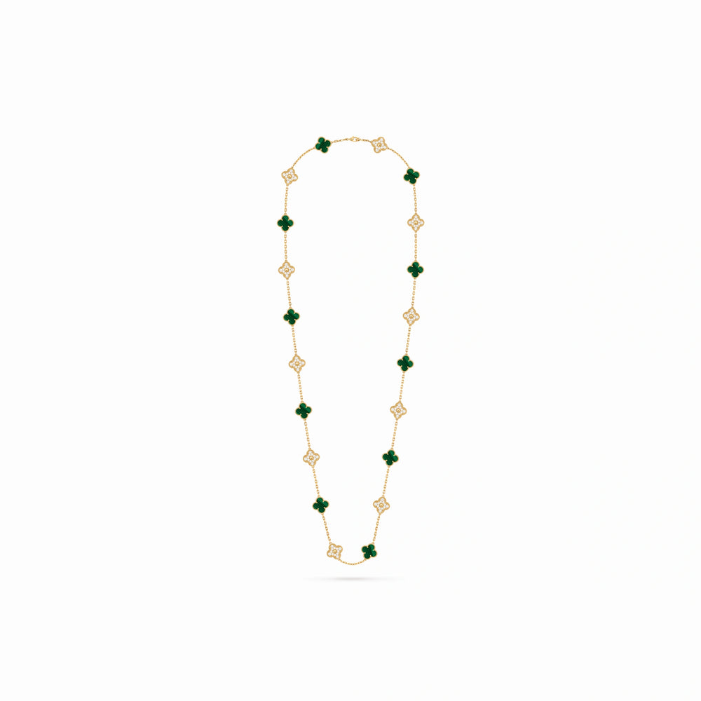 Vintage Alhambra Verdance 20 Motif Necklace