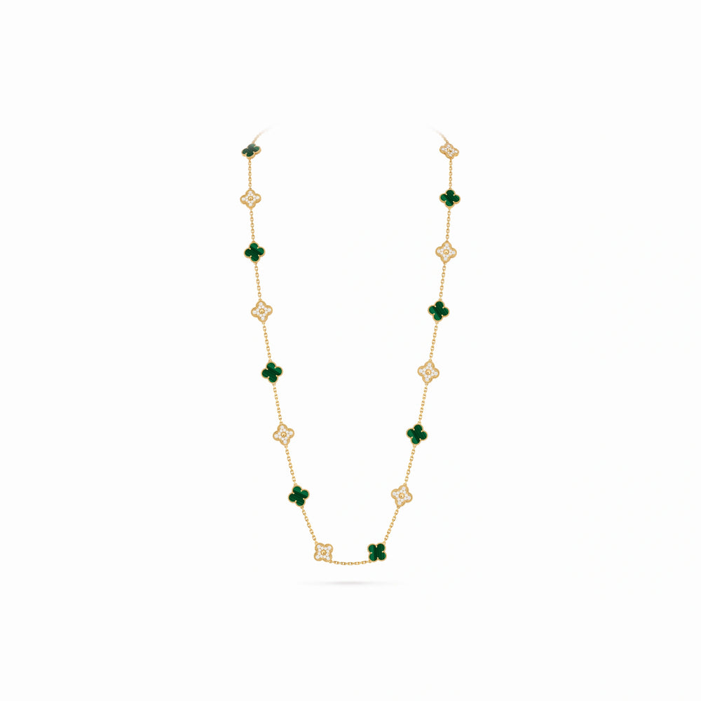 Vintage Alhambra Verdance 20 Motif Necklace