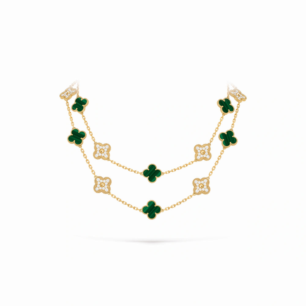 Vintage Alhambra Verdance 20 Motif Necklace