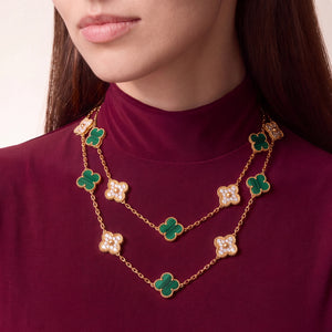 Vintage Alhambra Verdance 20 Motif Necklace
