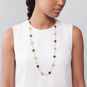 Vintage Alhambra Verdance 20 Motif Necklace