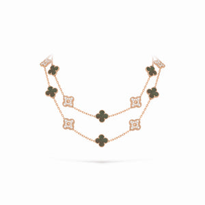 Vintage Alhambra Verdelis 20 Motif Necklace
