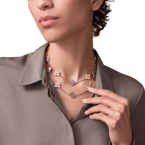 Vintage Alhambra Verdelis 20 Motif Necklace